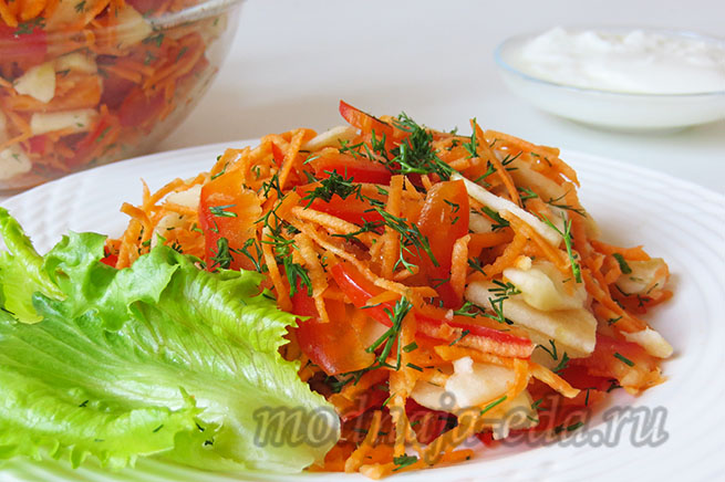 Овощные диетические салаты для похудения – Еда – Домашний