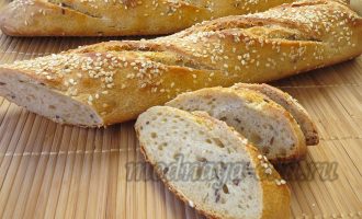 Сдобный хлеб на закваске с семенами